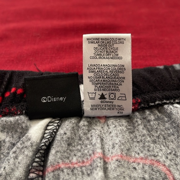 Nightmare Before Christmas Sz 2X (18W/20W) Black Plush Fleece Pajama Pants - Picture 9 of 13